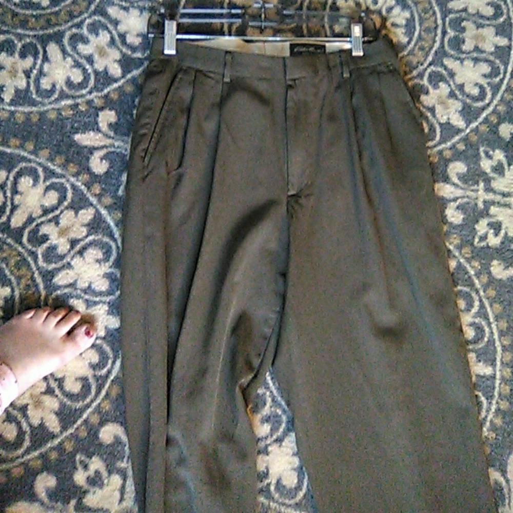 Army green Eddie Bauer dress slacks